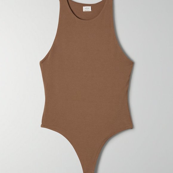ARITZIA Wilfred Vacay Bodysuit in Shitake - Picture 4 of 9